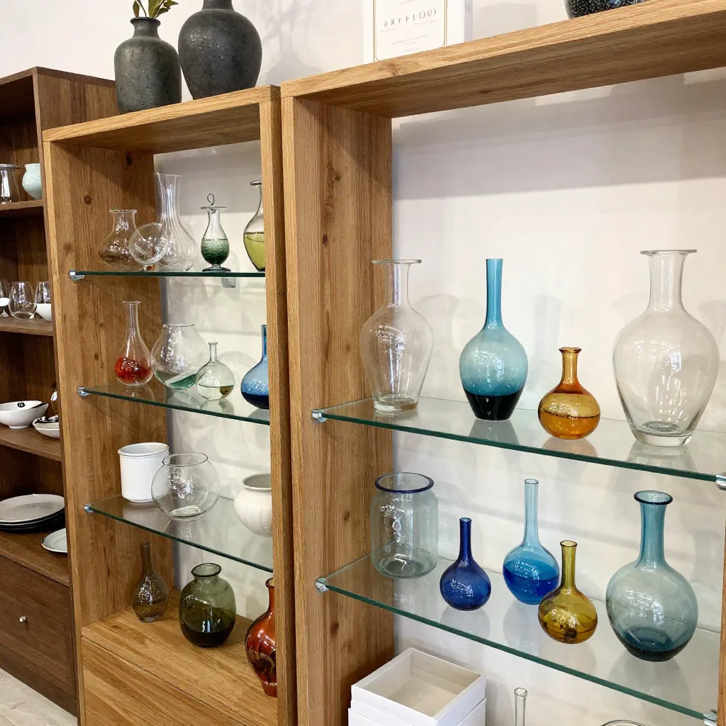 escultura decorativa de vidrio