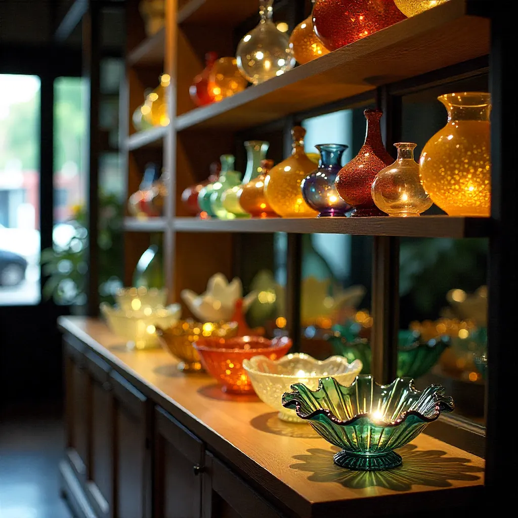 forma orgánica vidrio