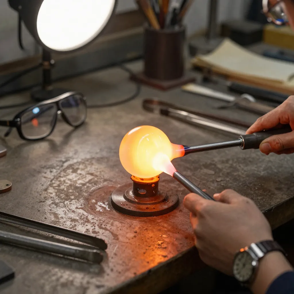 pieza floral artesanal