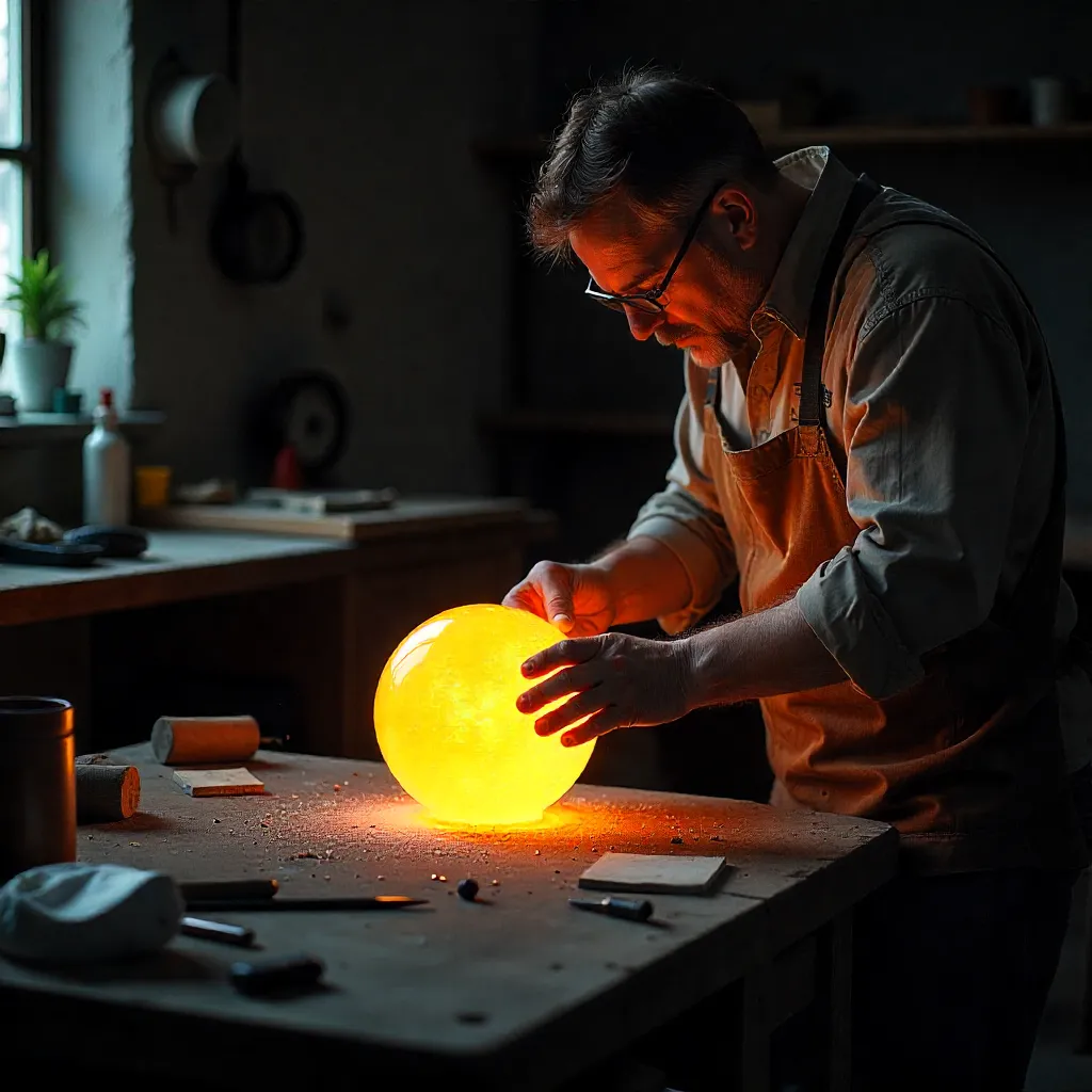 diseño artístico de vidrio