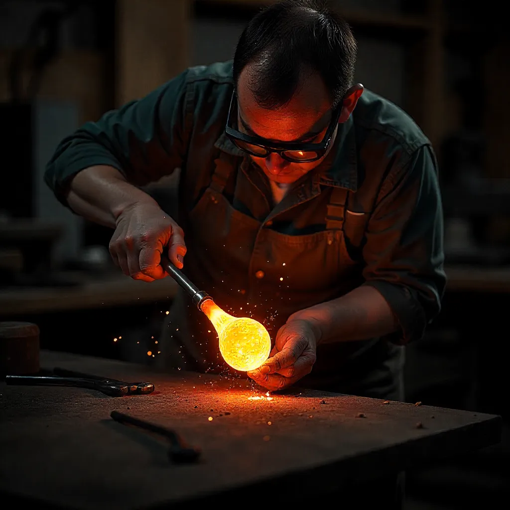 aplicación de color en vidrio